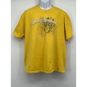 Harley-Davidson Daytona Beach Yellow Graphic T-Shirt XL